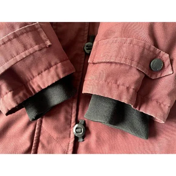 Canada Goose KENSINGTON Down Parka NO FUR 2506L Sz M Jacket Plum - Picture 8 of 16